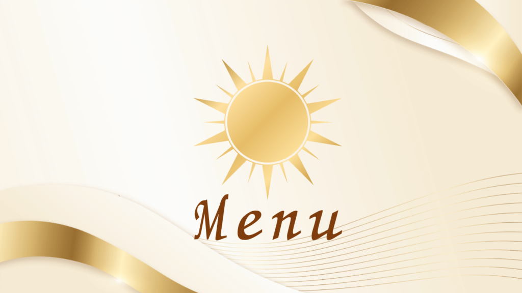 ゴールドメニュー
